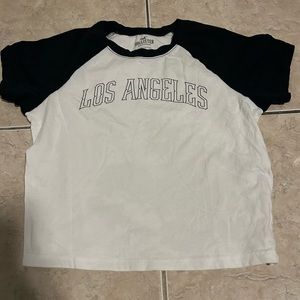 Hollister Graphic Crop Top